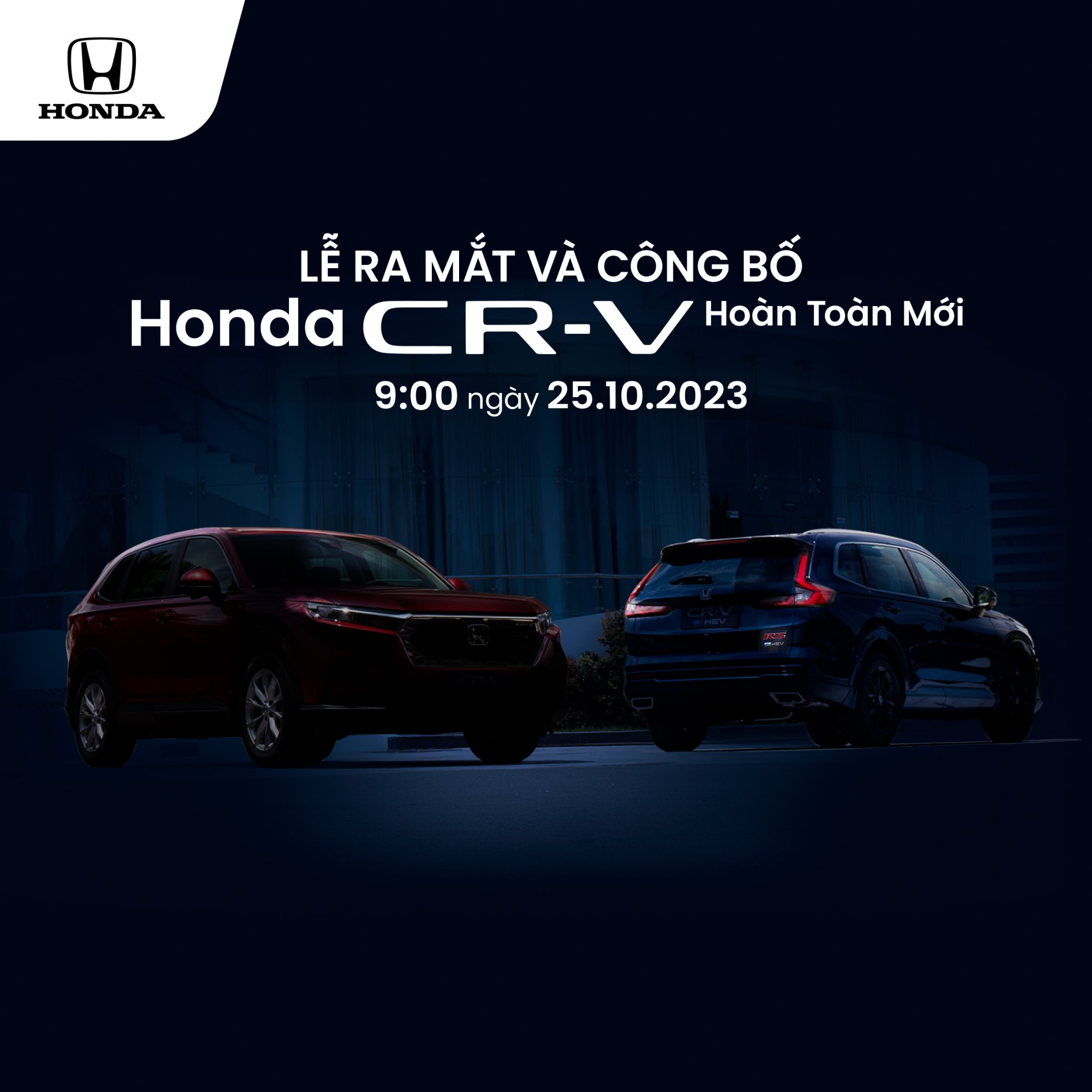 CÙNG ĐẾM NGƯỢC ĐÓN CHỜ SỰ XUẤT HIỆN CỦA Honda CR-V HOÀN TOÀN MỚI TẠI VIỆT NAM