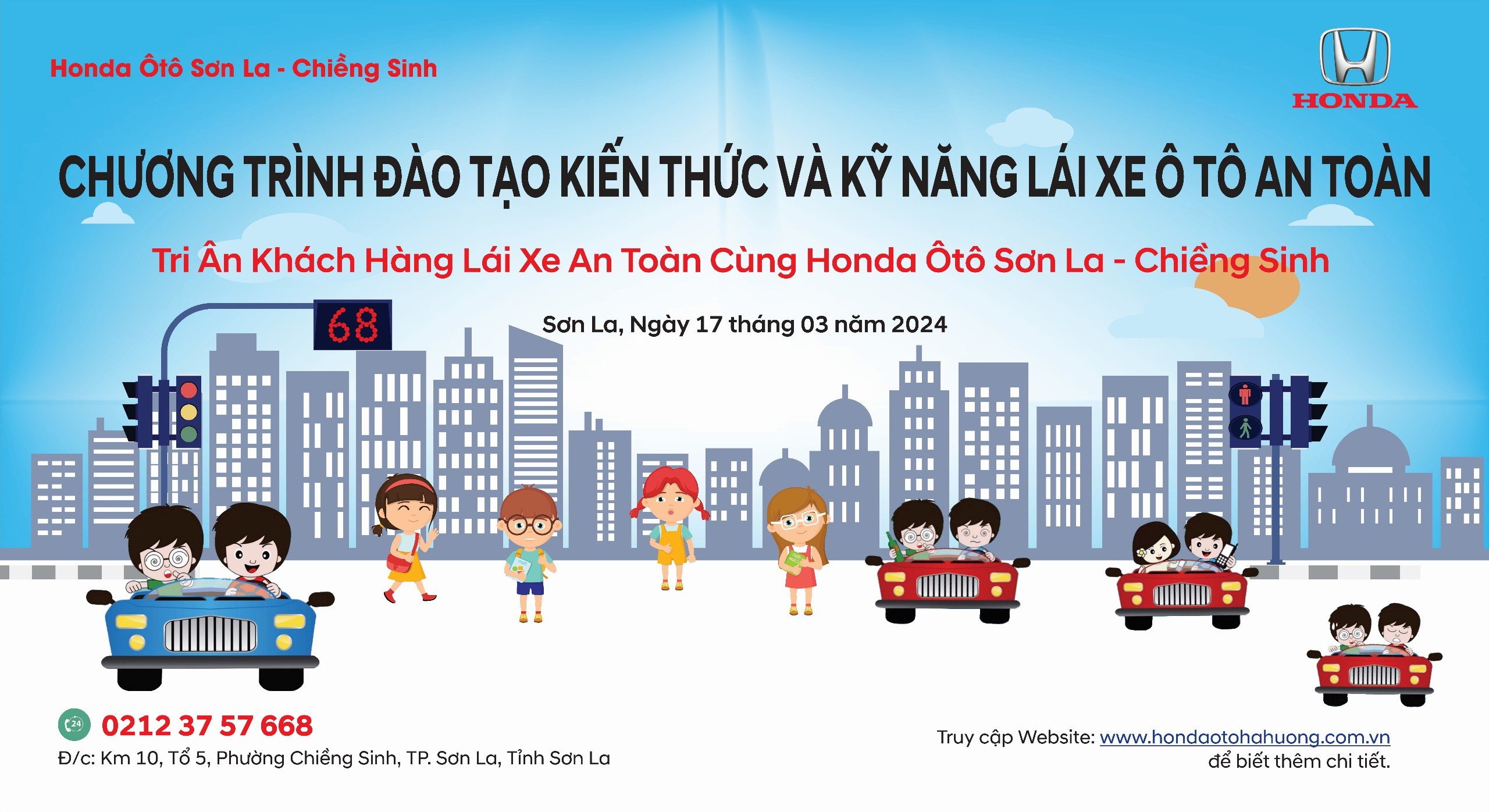 Chương trình Hướng dẫn Lái xe An toàn tháng 03/2024